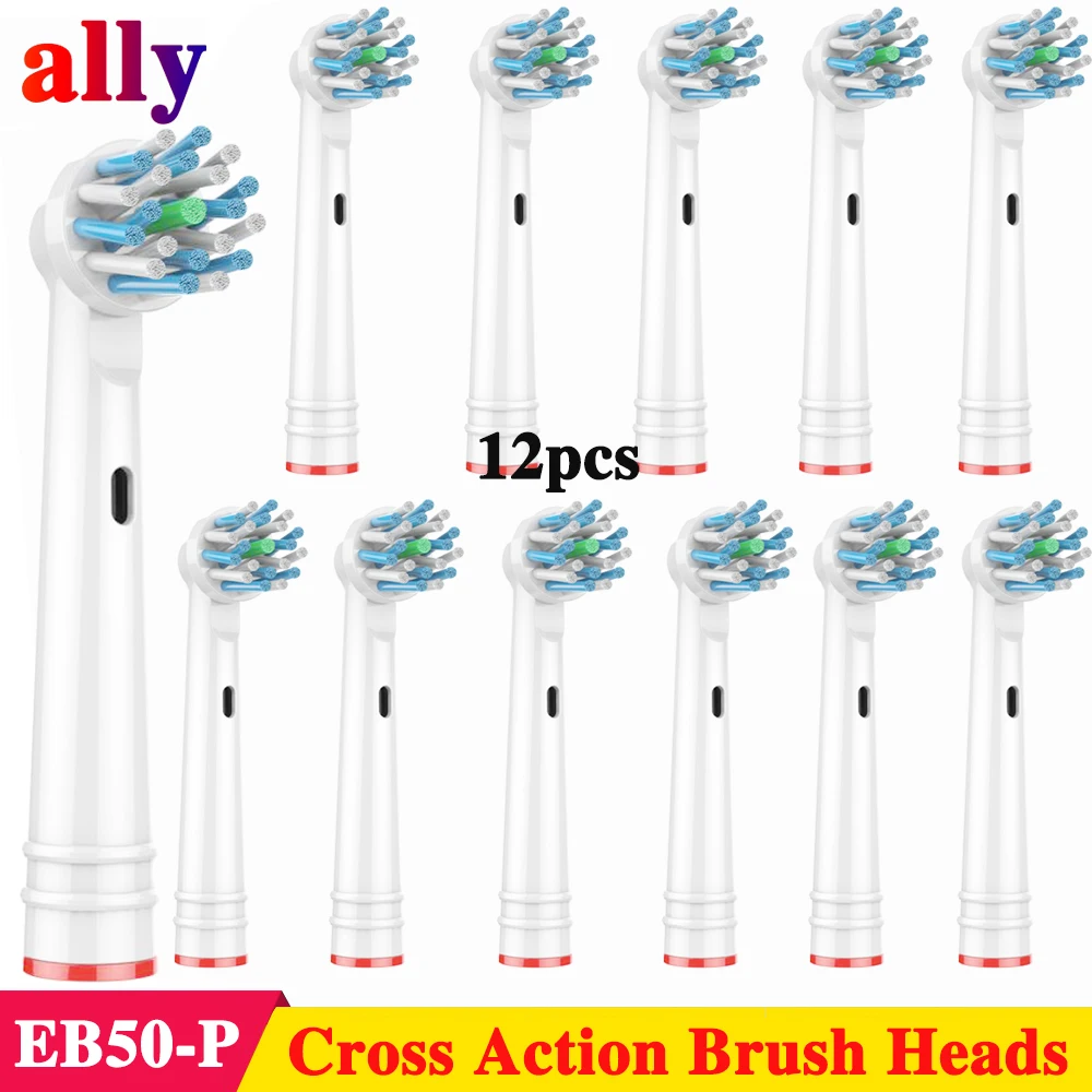 12X Cross Action toothbrush heads For Braun Oral B Vitality D4510 D12013W D12513 D12523 D16513 Electric toothbrush heads
12X Cross Action toothbrush heads For Braun Oral B Vitality D4510 D12013W D12513 D12523 D16513 Electric toothbrush heads