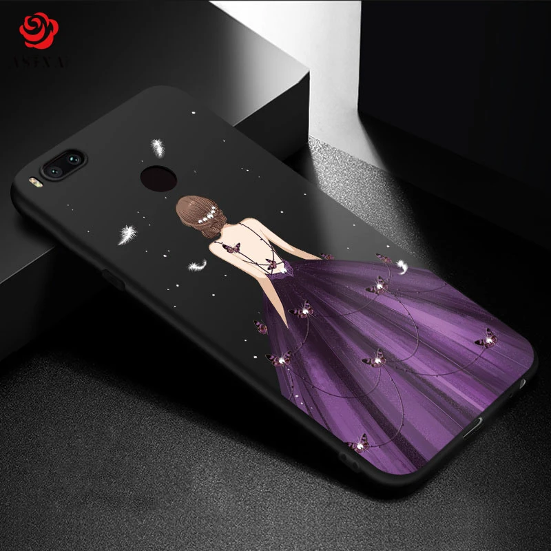 Роскошный силиконовый чехол ASINA для Xiaomi Mi A2 с 3D рельефным противоударным Бампером
