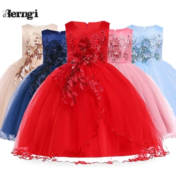Berngi Flower Girl Dress For Girls Summer Tutu Lace Beading Embroidery Children Princess Party Custumes 2-10 Years Kids Clothing
Berngi Flower Girl Dress For Girls Summer Tutu Lace Beading Embroidery Children Princess Party Custumes 2-10 Years Kids Clothing