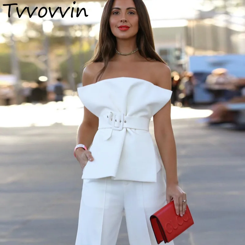 TVVOVVIN 2019 spring and summer sexy wrapped chest with ruffled neckline sleeveless top R356
TVVOVVIN 2019 spring and summer sexy wrapped chest with ruffled neckline sleeveless top R356