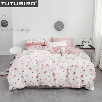 Kids red berry print bedsheet 100% Cotton Cartoon soft duvet cover twin queen king size home textile bedclothes
Kids red berry print bedsheet 100% Cotton Cartoon soft duvet cover twin queen king size home textile bedclothes