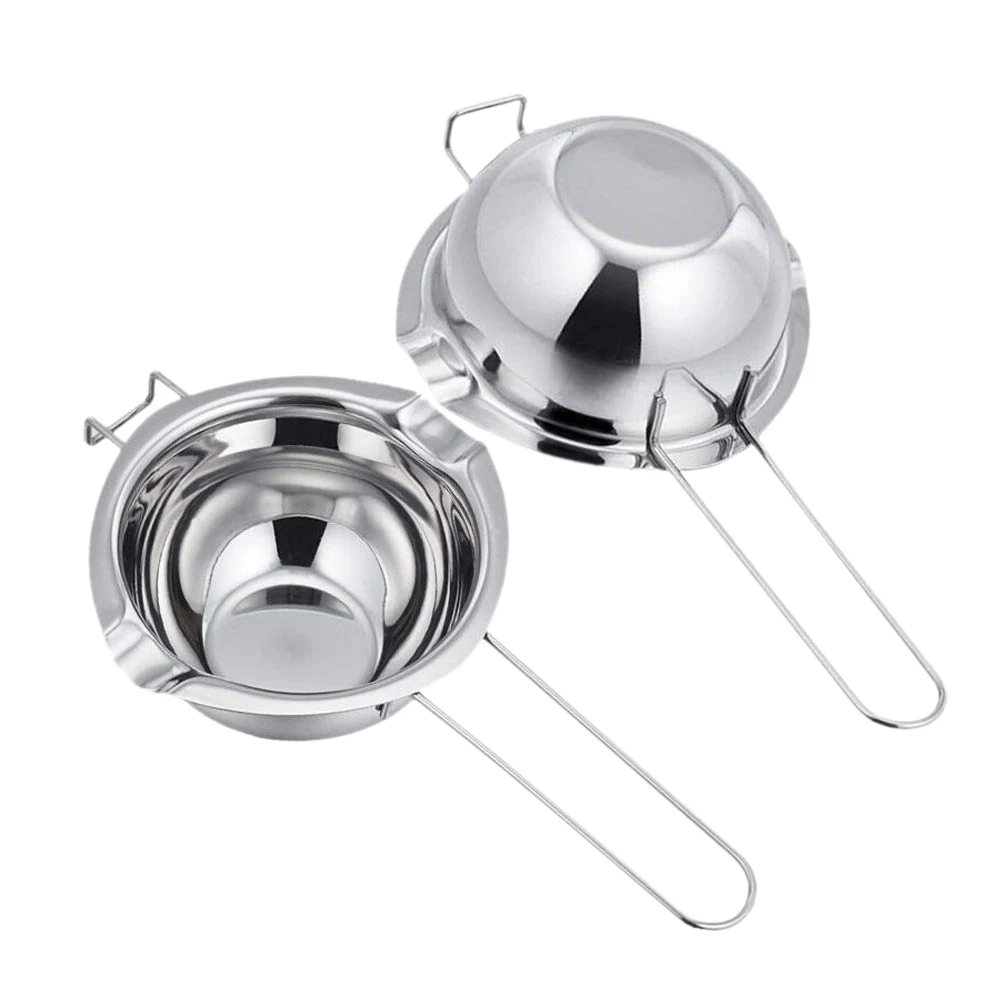 2 Pieces Stainless Steel Universal Double Spouts,Baking Insert Tools,Melting Pot for Butter Chocolate Cheese Caramel(18/8 Stee
2 Pieces Stainless Steel Universal Double Spouts,Baking Insert Tools,Melting Pot for Butter Chocolate Cheese Caramel(18/8 Stee