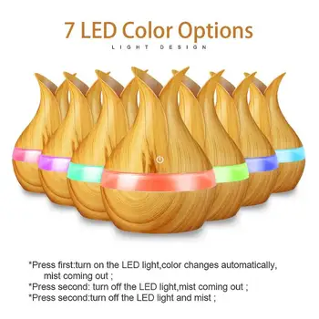 ALLOET 300mL Wood Grain Aroma Essential Oil Diffuser Air Humidifier AromatherapyPurifier Mist Maker for Office Home
ALLOET 300mL Wood Grain Aroma Essential Oil Diffuser Air Humidifier AromatherapyPurifier Mist Maker for Office Home