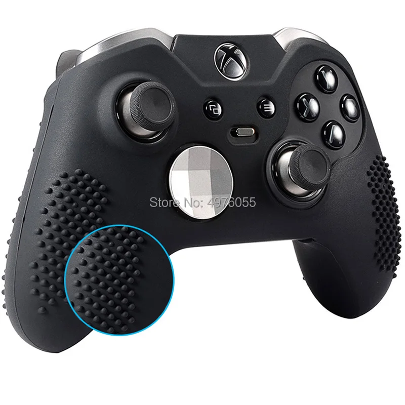 New Studded Anti-slip Silicone Rubber Cover Skin Case for XBox One Elite Controller Protective Case
New Studded Anti-slip Silicone Rubber Cover Skin Case for XBox One Elite Controller Protective Case