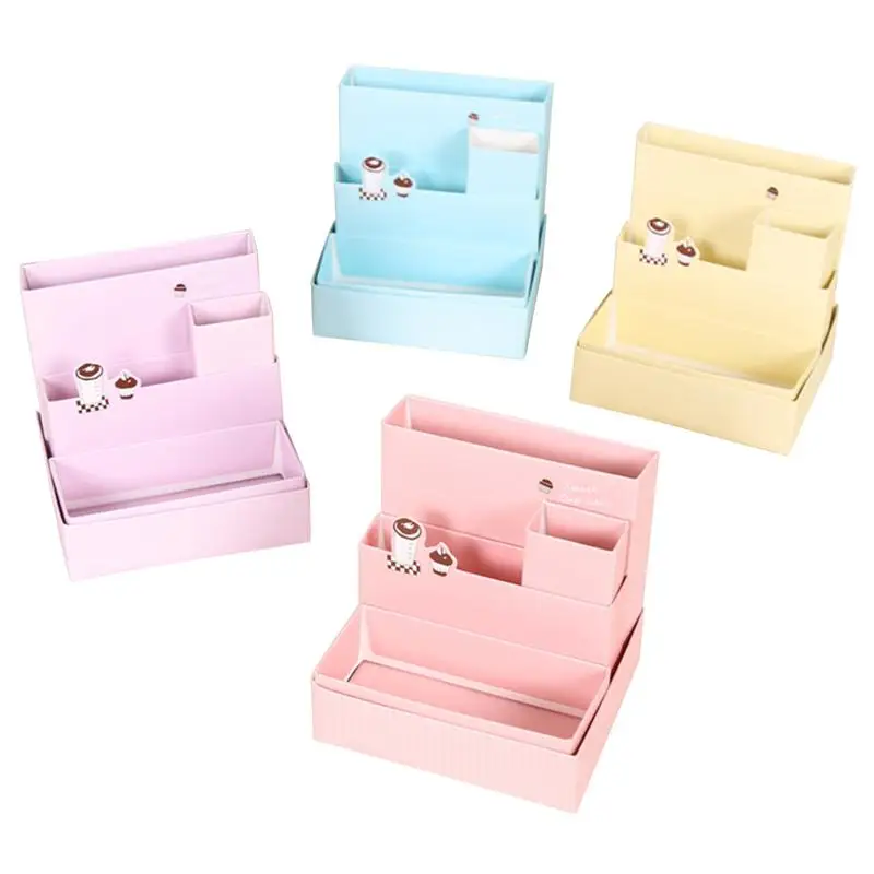 1pc Cosmetics Storage Box Desktop Paper Compartments Foldable Sundries Container Organizer Holder for Office
1pc Cosmetics Storage Box Desktop Paper Compartments Foldable Sundries Container Organizer Holder for Office