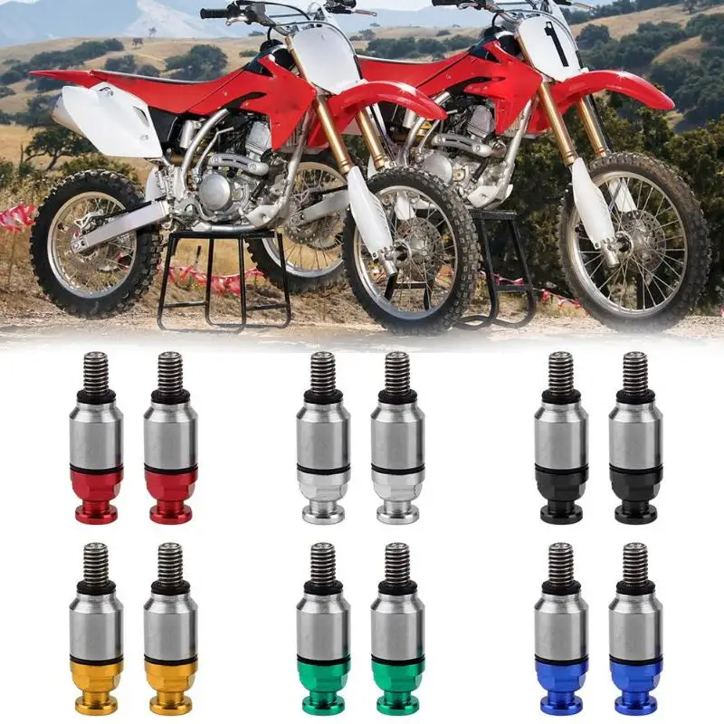 1 Pair M5x0.8mm Fork Air Bleeders Relief Valves for Motocross Dirt Bike Stainless steel+aluminum motorcycle valve screw
1 Pair M5x0.8mm Fork Air Bleeders Relief Valves for Motocross Dirt Bike Stainless steel+aluminum motorcycle valve screw