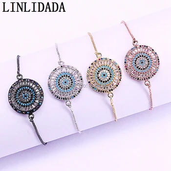 8Pcs Mix Color CZ Zirconia Crystal Micro Pave Round Connector Bracelets Jewelry 
8Pcs Mix Color CZ Zirconia Crystal Micro Pave Round Connector Bracelets Jewelry