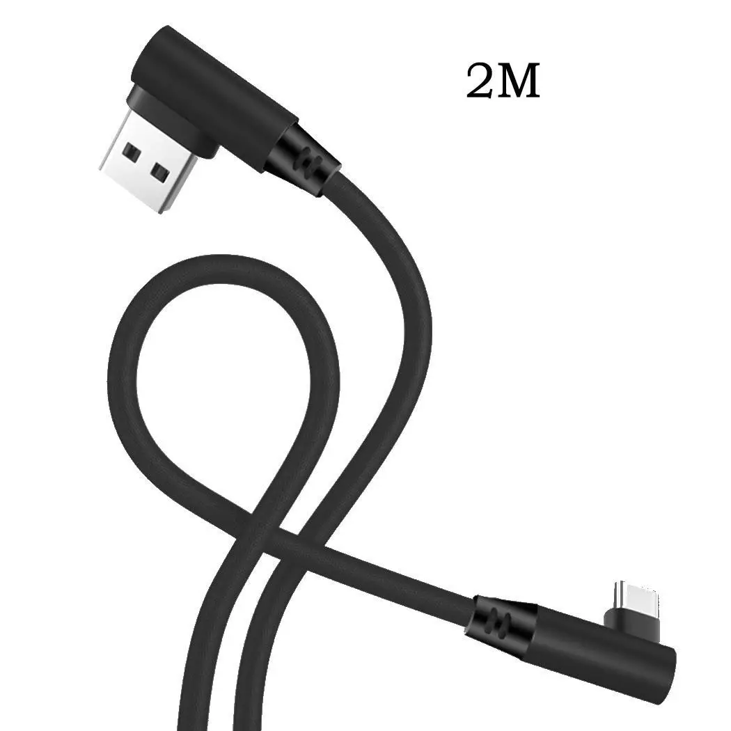 Двойной локоть USB кабель для передачи данных тканый 1 м 2 0 25 линия красный синий
