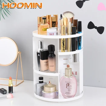 HOOMIN 360-Degree Rotating Makeup Organizer Storage Box Shelf Large Capacity Removable DIY Cosmetic Storage Box Desktop storage
HOOMIN 360-Degree Rotating Makeup Organizer Storage Box Shelf Large Capacity Removable DIY Cosmetic Storage Box Desktop storage
