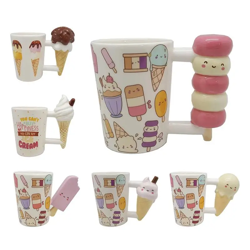 Creative Ceramic Mug Beauty Tools 3D Hand Emoticon Ice Cream Popsicle Shape Cup Handle Tea Cup for gift 
Creative Ceramic Mug Beauty Tools 3D Hand Emoticon Ice Cream Popsicle Shape Cup Handle Tea Cup for gift
