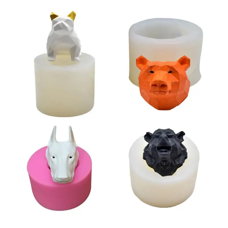 Geometric 3D Dog Lion Bear Shaped Soap Mold Silicone Mold Cake Decoration Molds Candle Mold Plaster Ornaments Gypsum Cement
Geometric 3D Dog Lion Bear Shaped Soap Mold Silicone Mold Cake Decoration Molds Candle Mold Plaster Ornaments Gypsum Cement