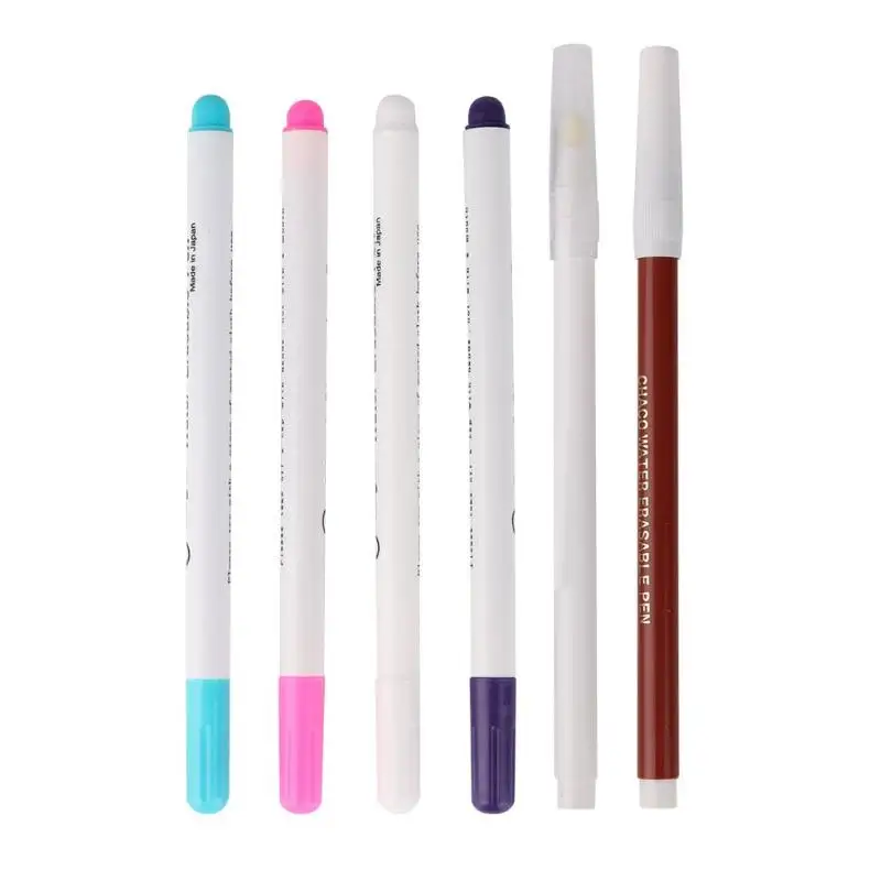 3/4/6pcs Water-soluble Ink Drawing Marker Pen Water Erasable Pens Refillable Pen Set for Cross Stitch Marking Art Mark Pens
3/4/6pcs Water-soluble Ink Drawing Marker Pen Water Erasable Pens Refillable Pen Set for Cross Stitch Marking Art Mark Pens