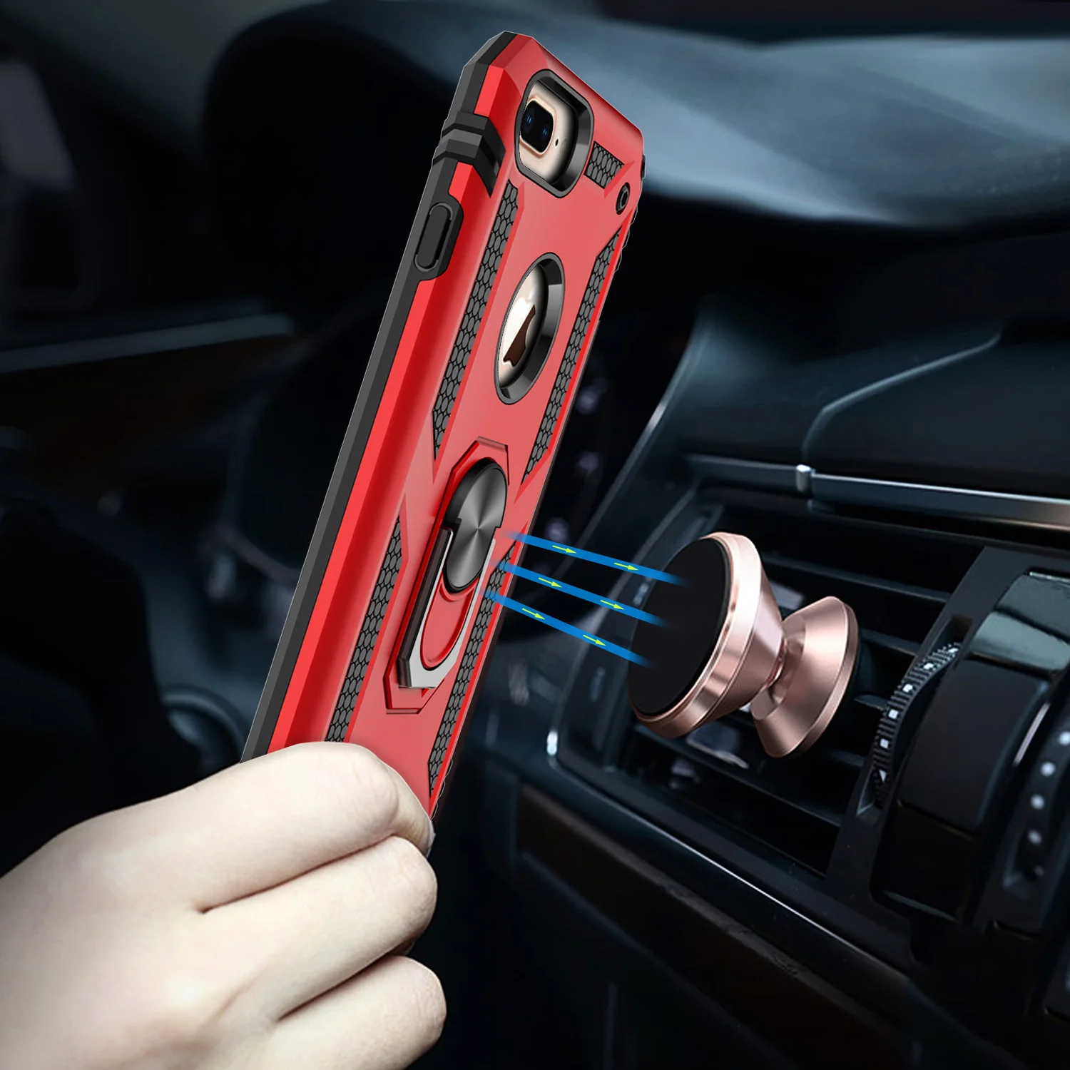 New Military Armor Phone Case Anti Shock with Magnetic Finger Ring Holder Full Protection Phone Shell for iPhone 8 X XR
New Military Armor Phone Case Anti Shock with Magnetic Finger Ring Holder Full Protection Phone Shell for iPhone 8 X XR