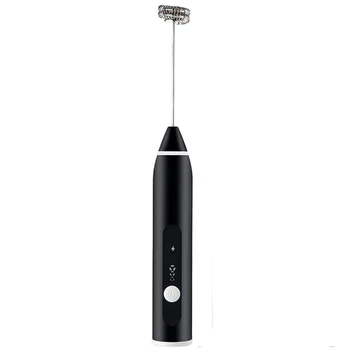 Rechargeable Milk Frother Handheld 3-Speed Adjustable For Latte Coffee Cappuccino,Egg Mixer With 2 Whisks,Mini Blender And Foa
Rechargeable Milk Frother Handheld 3-Speed Adjustable For Latte Coffee Cappuccino,Egg Mixer With 2 Whisks,Mini Blender And Foa
