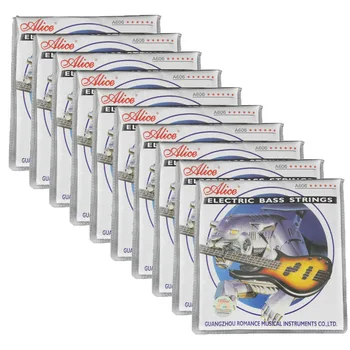 10Sets Alice Electric Bass Strings Nickel Alloy Wound 4-Strings Set A606(4)M 045
10Sets Alice Electric Bass Strings Nickel Alloy Wound 4-Strings Set A606(4)M 045