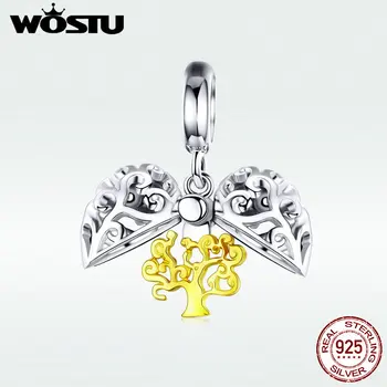 WOSTU Golden Life Tree Charm Fit Bracelet & Bangle 100% Real Sterling Silver Open Love Heart Beads For Women Gift DXC1161
WOSTU Golden Life Tree Charm Fit Bracelet & Bangle 100% Real Sterling Silver Open Love Heart Beads For Women Gift DXC1161