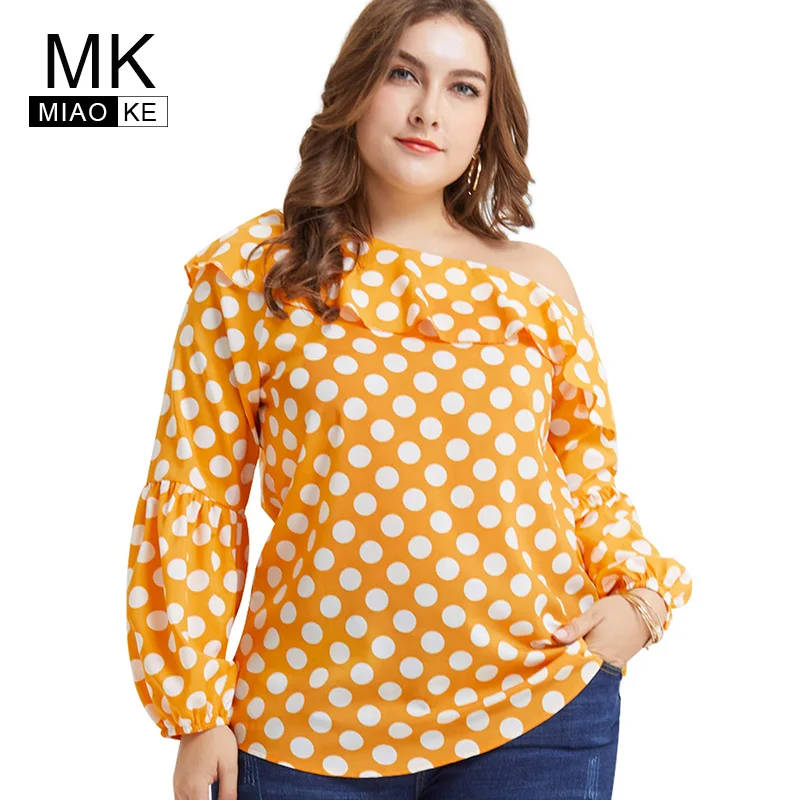 Miaoke Spring ladies Plus Size chiffon womens tops and blouses Clothing Fashion large size Polka Dot boho off shoulder shirts
Miaoke Spring ladies Plus Size chiffon womens tops and blouses Clothing Fashion large size Polka Dot boho off shoulder shirts
