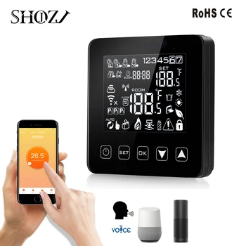 SMART HOME Wifi Programmable Heating Water / Electric Digital Thermostat Alexa Google home voice control emperature Controller
SMART HOME Wifi Programmable Heating Water / Electric Digital Thermostat Alexa Google home voice control emperature Controller