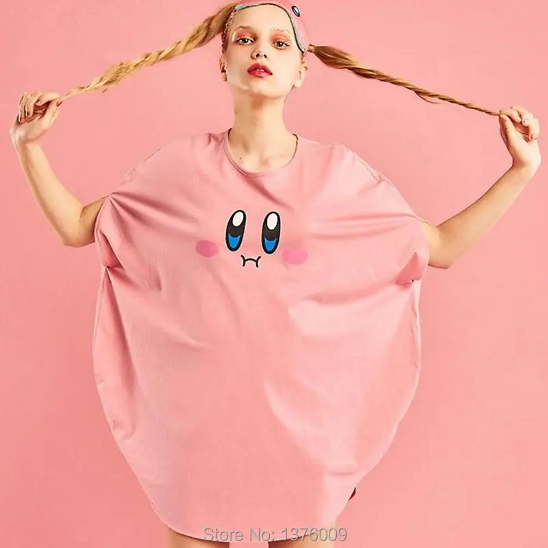 Harajuku Lolita T Shirt Kawaii Batwing Sleeve Shirts Super Star YUMMY x Kirby Loose Tops Ladies Homewear Summer Tee Girls T 2019
Harajuku Lolita T Shirt Kawaii Batwing Sleeve Shirts Super Star YUMMY x Kirby Loose Tops Ladies Homewear Summer Tee Girls T 2019