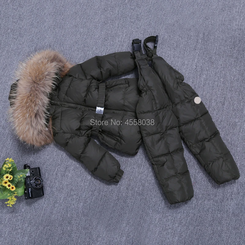 Russian Winter Down Suit Super Warm Children Winter Suits Boys Girl Duck Down Jacket+overalls 2 Pcs Clothing Set Kids Snow Wear
Russian Winter Down Suit Super Warm Children Winter Suits Boys Girl Duck Down Jacket+overalls 2 Pcs Clothing Set Kids Snow Wear