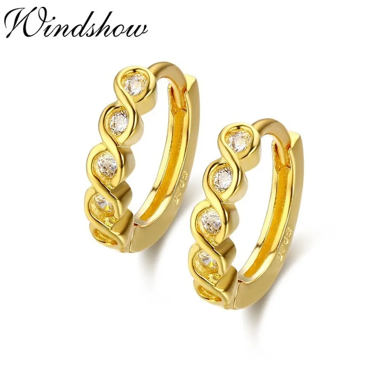Cute Slim 925 Sterling Silver Gold Color S Infinity CZ Circle Small Loop Huggie Hoop Earrings For Women Jewelry Kids Girls Arose
Cute Slim 925 Sterling Silver Gold Color S Infinity CZ Circle Small Loop Huggie Hoop Earrings For Women Jewelry Kids Girls Arose