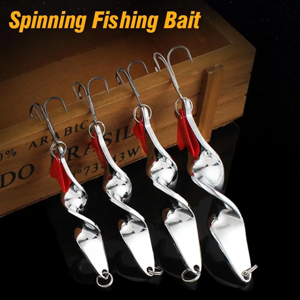 Spinning Fishing Lures Spinning Spoon Metal Pulling Attraction Hard Trout Baits Pike Treble Hook Tackle Angling Supplies
Spinning Fishing Lures Spinning Spoon Metal Pulling Attraction Hard Trout Baits Pike Treble Hook Tackle Angling Supplies