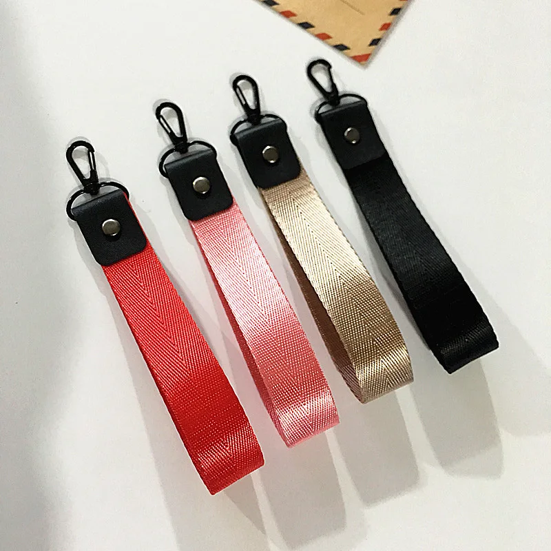

Sale Ribbon Keychain Women Phone Case Wallet key Chain Lanyard Neck porte clef For Bag Charms Keyring llaveros mujer