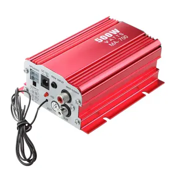 Amplifier Amp + Remote Speaker for 2-channel 500W Car Auto MOTO boat USB MP3 FM red
Amplifier Amp + Remote Speaker for 2-channel 500W Car Auto MOTO boat USB MP3 FM red