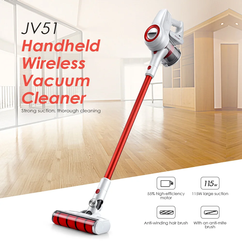 JIMMY JV51 Vacuum Cleaner 100000rpm 115W Handheld Wireless Strong Suction Aspirador Car Home Dust Anti-Mite Brush | Автомобили и