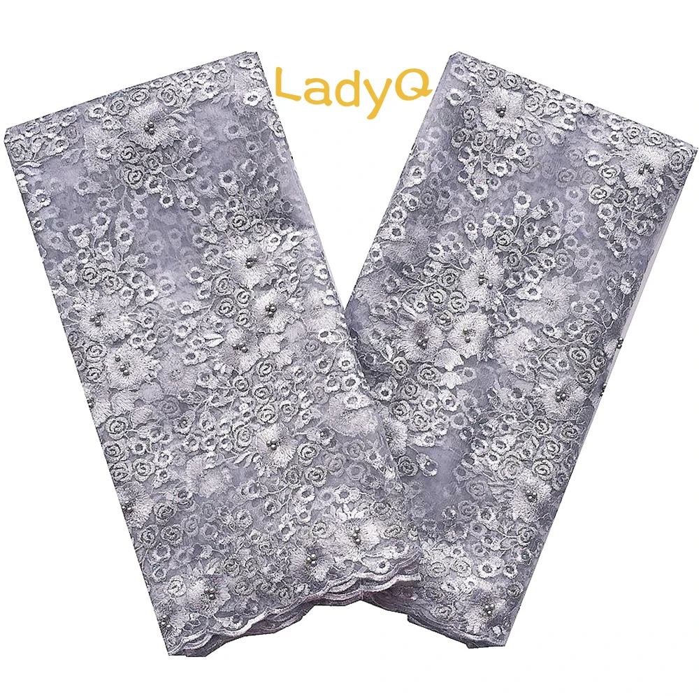 Gray Embroidered French Lace Net African Lace Fabric 2019 High Quality Lace White with Beads Purple 3d Laces African Fabrics
Gray Embroidered French Lace Net African Lace Fabric 2019 High Quality Lace White with Beads Purple 3d Laces African Fabrics