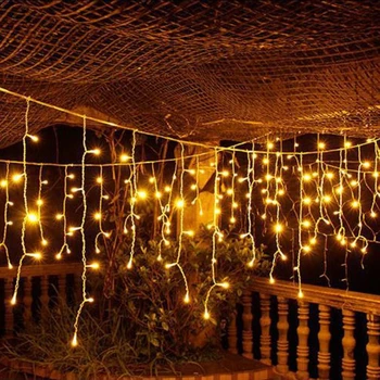 Connectable 4m Led Curtain Icicle String Lights Led Fairy Lights Christmas Lamps Icicle Light Garden Wedding Party Decoration
Connectable 4m Led Curtain Icicle String Lights Led Fairy Lights Christmas Lamps Icicle Light Garden Wedding Party Decoration