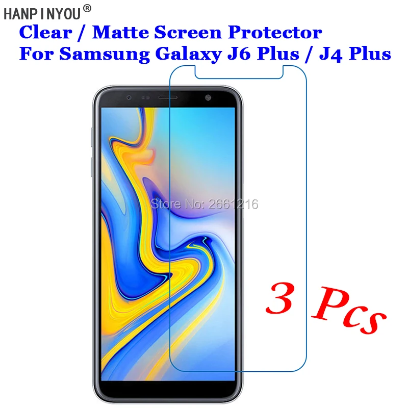3 Pcs/Lot For Samsung Galaxy J4 J6 Plus (2018) J415F J610F 6.0" HD Clear / Anti-Glare Matte Front Screen Protector Touch Film
3 Pcs/Lot For Samsung Galaxy J4 J6 Plus (2018) J415F J610F 6.0" HD Clear / Anti-Glare Matte Front Screen Protector Touch Film