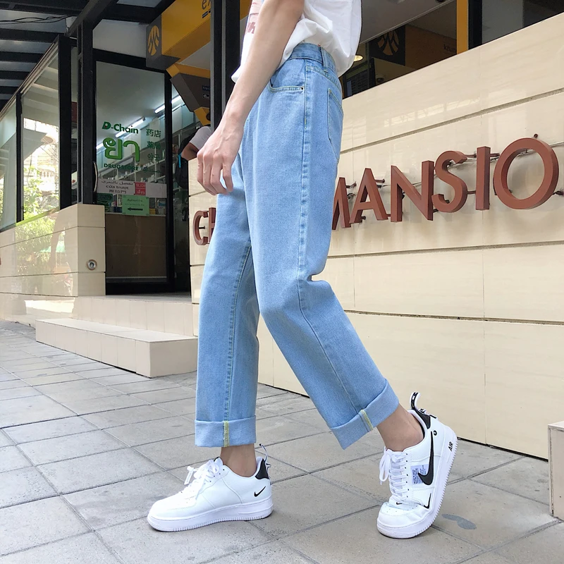 2019 Spring Fashion Brand jeans man Men Neutral Trousers streetwear denim street wear Pants B420 mens clothing
2019 Spring Fashion Brand jeans man Men Neutral Trousers streetwear denim street wear Pants B420 mens clothing