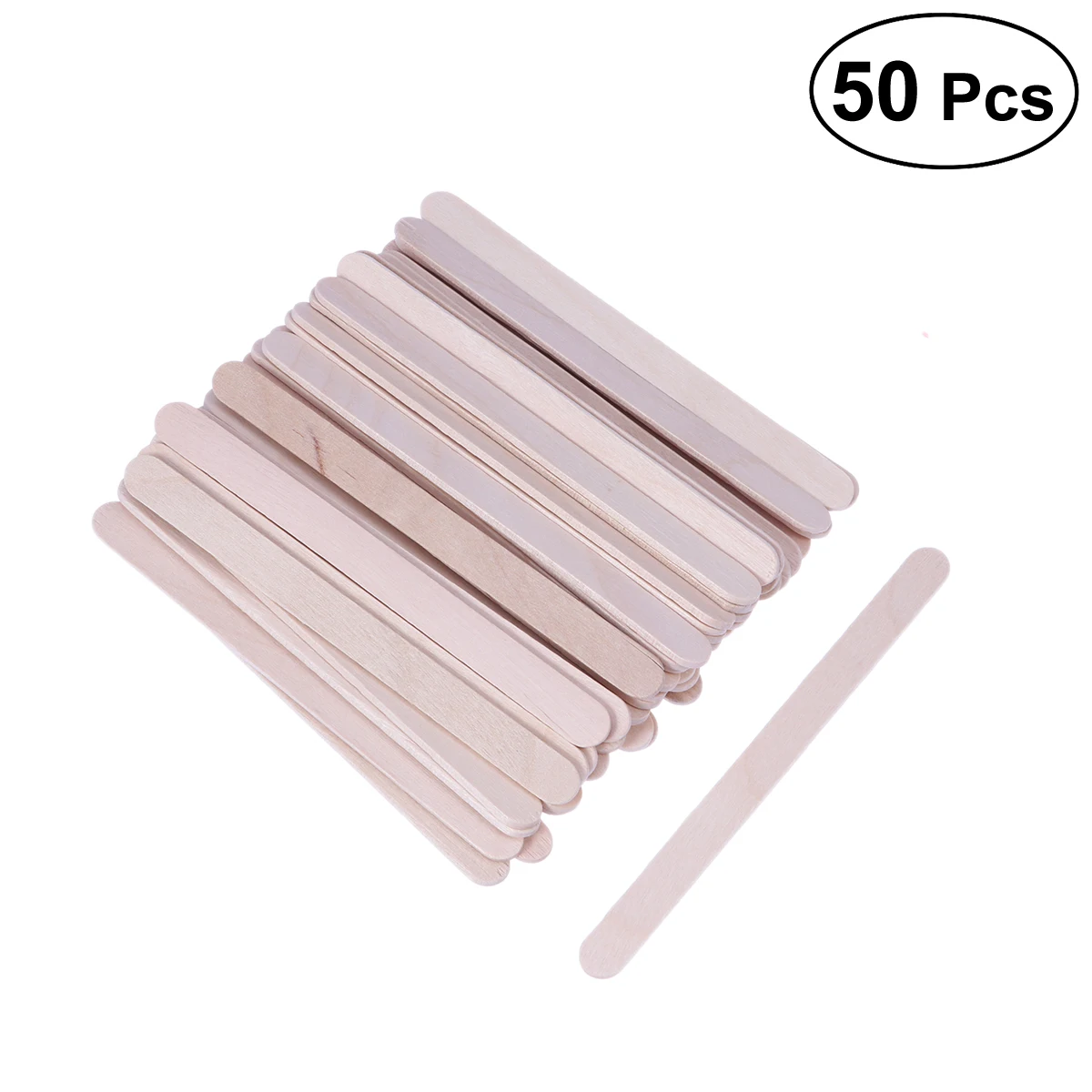 50PCS Natural Colored Wood Craft Sticks For DIY Crafts Creative Designs DIY Wood Decoration
50PCS Natural Colored Wood Craft Sticks For DIY Crafts Creative Designs DIY Wood Decoration