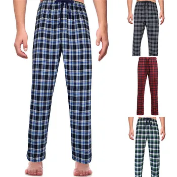 2020 Brand New Mens Sleep Bottoms Loose Plaid Elastic Waist Lace-up Long Pants Casual Men Sleepwear Homewear Sleeppants
2020 Brand New Mens Sleep Bottoms Loose Plaid Elastic Waist Lace-up Long Pants Casual Men Sleepwear Homewear Sleeppants
