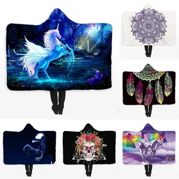 Warm Pattern Series Hoodie Blanket Thickening Wearable Fleece Thin Quilt Sofa/bed/plane Travel Bedding Throw Blanket In Cap Warm
Warm Pattern Series Hoodie Blanket Thickening Wearable Fleece Thin Quilt Sofa/bed/plane Travel Bedding Throw Blanket In Cap Warm