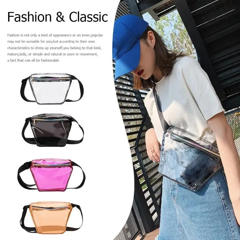 Fanny Pack Transparent Waist Belt Hip Bag 2019 Fashion Women PVC Zipper Chest Bag Cute Jelly Phone Lipstick Powder Female Pouch
Fanny Pack Transparent Waist Belt Hip Bag 2019 Fashion Women PVC Zipper Chest Bag Cute Jelly Phone Lipstick Powder Female Pouch