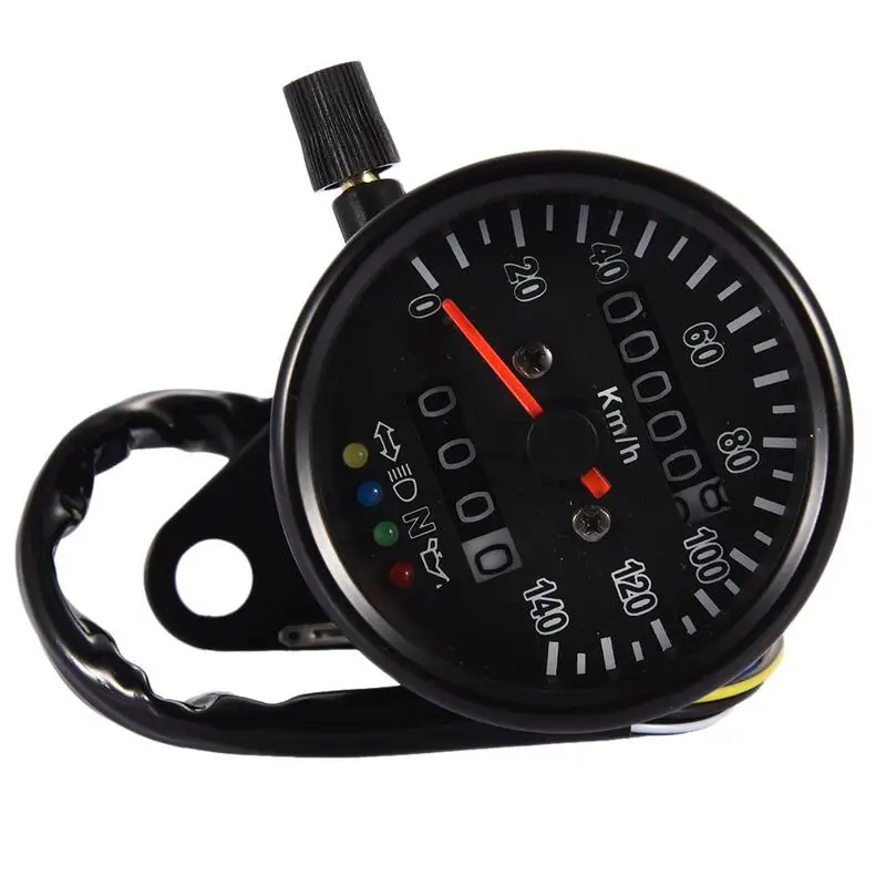 Universal Motorcycle Speedometer Odometer Gauge Scooter Backlit Dual Speed Meter With LED Indicator DC 12V 0~140km/h
Universal Motorcycle Speedometer Odometer Gauge Scooter Backlit Dual Speed Meter With LED Indicator DC 12V 0~140km/h