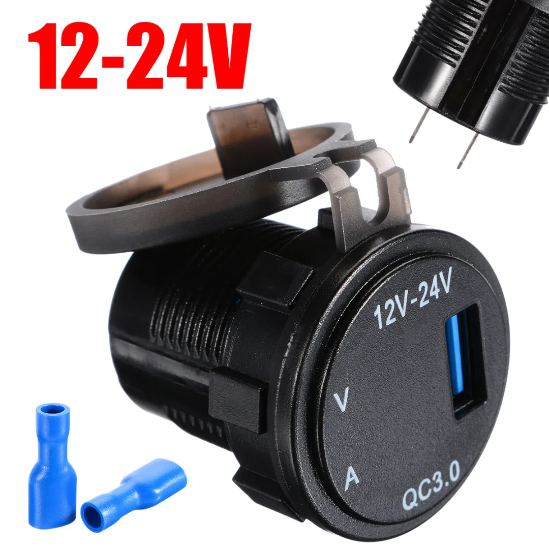 QC 3.0 USB Car Charger Socket Adapter Voltmeter Ammeter For Mobile Phone Waterproof Dual USB Charger 2 Ports Power Socket
QC 3.0 USB Car Charger Socket Adapter Voltmeter Ammeter For Mobile Phone Waterproof Dual USB Charger 2 Ports Power Socket