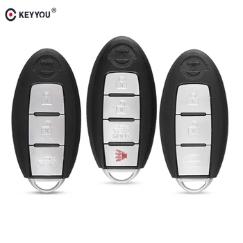 KEYYOU 2/3/4 Buttons Smart Card Fob For Nissan Teana ALTIMA MAXIMA Murano Versa Sentra Infiniti G35 G37 Qashqal Juke Sunny
KEYYOU 2/3/4 Buttons Smart Card Fob For Nissan Teana ALTIMA MAXIMA Murano Versa Sentra Infiniti G35 G37 Qashqal Juke Sunny