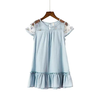 Summer Girls Dress Sky Blue Cute Short Sleeve Princess Dresses Kids Party Dresses For Kids Girls Clothes Children Clothing
Summer Girls Dress Sky Blue Cute Short Sleeve Princess Dresses Kids Party Dresses For Kids Girls Clothes Children Clothing