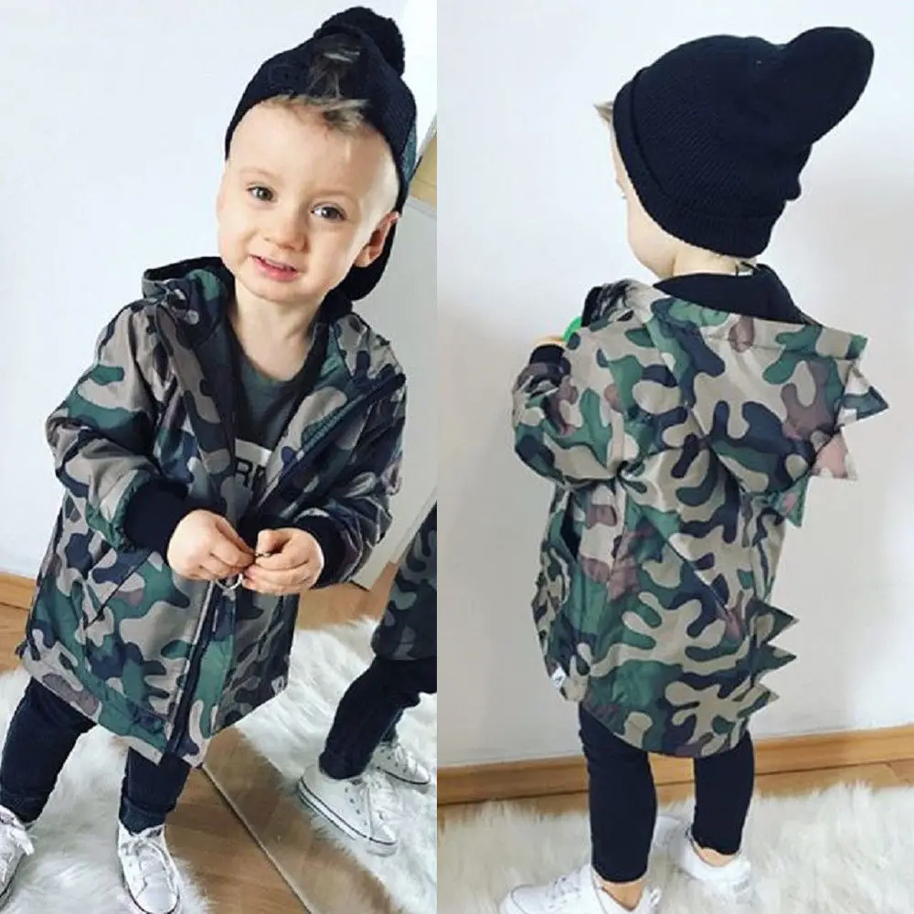 Casual Toddler Kid Baby Boy Camouflage Jacket Dinosaur Zipper Coat Top Hooded Outwear
Casual Toddler Kid Baby Boy Camouflage Jacket Dinosaur Zipper Coat Top Hooded Outwear