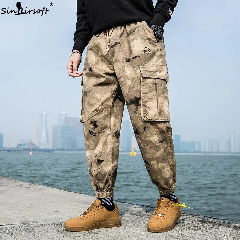 SINAIRSOFT new 2018 autumn uniform with elastic waist harem pants men's jogging casual pants camouflage with stripes M-4XL
SINAIRSOFT new 2018 autumn uniform with elastic waist harem pants men's jogging casual pants camouflage with stripes M-4XL