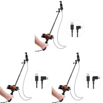 High quality Extension Pole Selfie Stick for DJI OSMO Pocket Handheld Gimbal Stabilizer with Phone Mount Bracket Clamp Cable
High quality Extension Pole Selfie Stick for DJI OSMO Pocket Handheld Gimbal Stabilizer with Phone Mount Bracket Clamp Cable