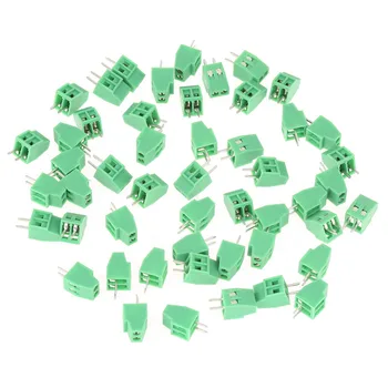50pcs/set 2 Pin 2.54mm Pitch Green PCB Universal Screw Terminal Block Connector Tool
50pcs/set 2 Pin 2.54mm Pitch Green PCB Universal Screw Terminal Block Connector Tool