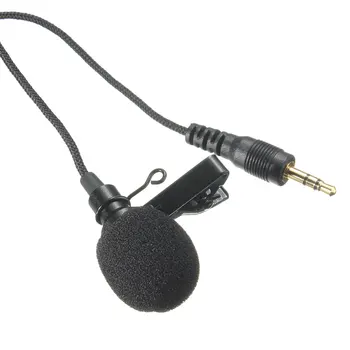 LEORY Mini 2.4m 3.5mm Jack Omnidirectional Metal Microphone Lavalier Tie Clip Microphone Audio Mic for Speech Leture
LEORY Mini 2.4m 3.5mm Jack Omnidirectional Metal Microphone Lavalier Tie Clip Microphone Audio Mic for Speech Leture