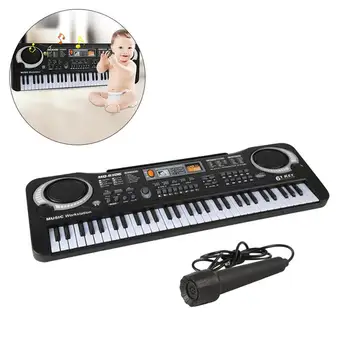 Multifunctional Electronic Piano With Microphone Plastic Children 61 Keys Digital Music Electronic Keyboard Gift For Boys &girls
Multifunctional Electronic Piano With Microphone Plastic Children 61 Keys Digital Music Electronic Keyboard Gift For Boys &girls