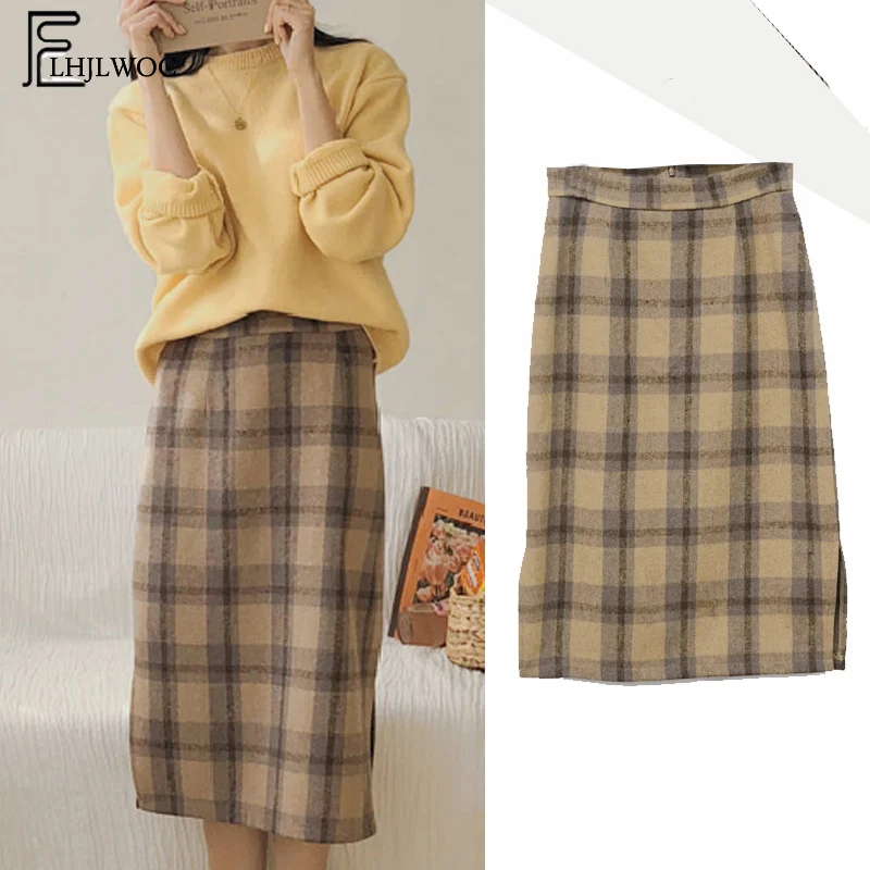 Cute Sweet Skirts Hot Sales Women Fashion Korean Preppy Style Girls Vintage Plaid High Waist Split Skirt 6811
Cute Sweet Skirts Hot Sales Women Fashion Korean Preppy Style Girls Vintage Plaid High Waist Split Skirt 6811