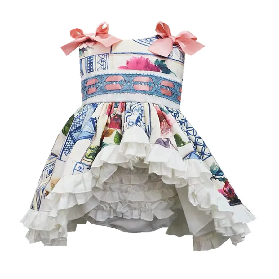 2019 New Baby Girl Floral Dresses Children Spanish Boutique Gowns Toddler Tunic Set 1 year Girl Baby Baptism Birthday Dress
2019 New Baby Girl Floral Dresses Children Spanish Boutique Gowns Toddler Tunic Set 1 year Girl Baby Baptism Birthday Dress