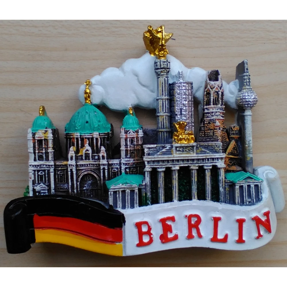 Hot 3D Berlin, Germany Attractions Memorial Handmade resin Refrigerator Fridge Magnet Home Decoration Craft Souvenir Collection
Hot 3D Berlin, Germany Attractions Memorial Handmade resin Refrigerator Fridge Magnet Home Decoration Craft Souvenir Collection